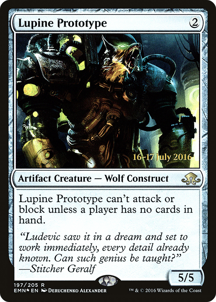 Lupine Prototype (PRE-197) - Eldritch Moon Promos Foil