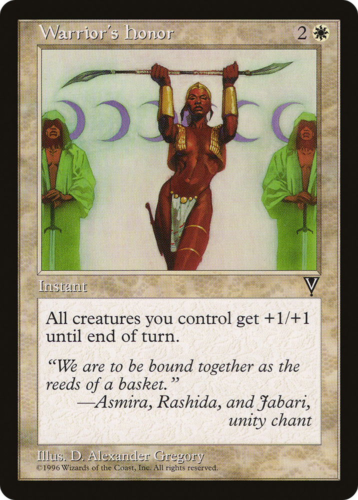 Warrior's Honor (VIS-) - Visions