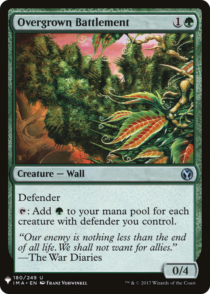 Overgrown Battlement (LIST-IMA-180) - The List