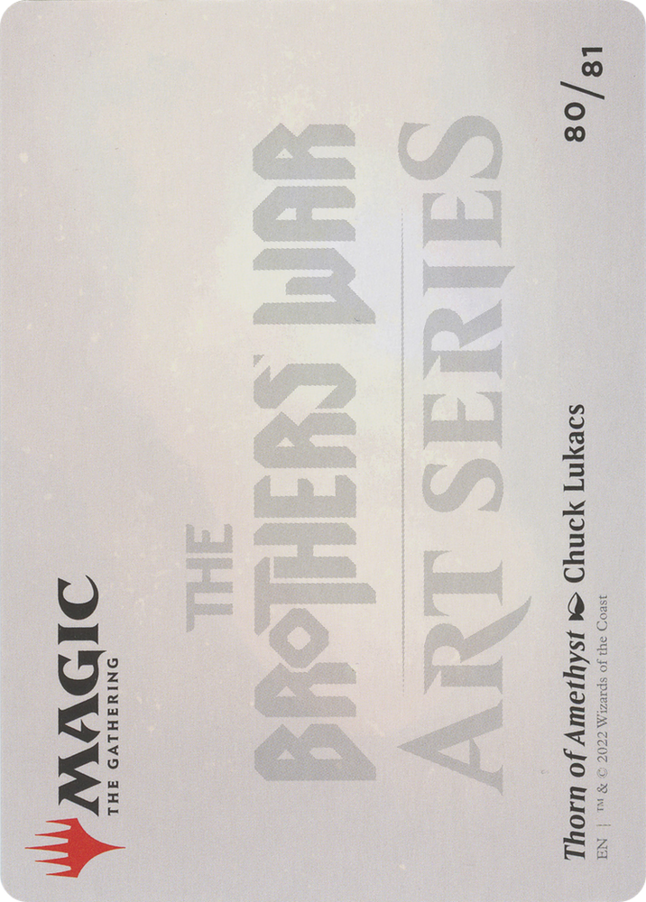 Thorn of Amethyst // Thorn of Amethyst (ABRO-080) - The Brothers' War Art Series (Borderless) Foil