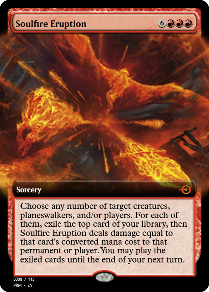 Soulfire Eruption (PRM-86028) - Magic Online Promos Foil
