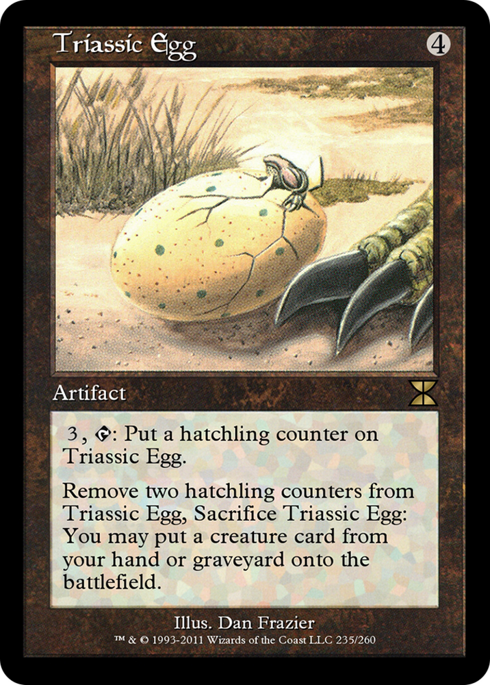 Triassic Egg (ME4-235) - Masters Edition IV Foil