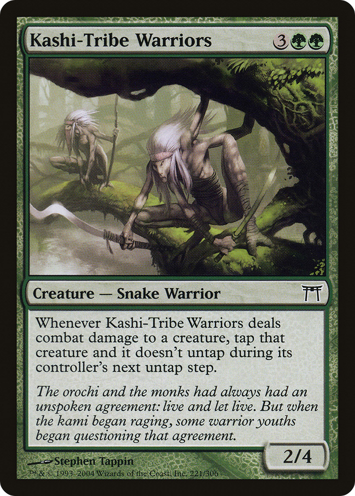Kashi-Tribe Warriors (CHK-221) - Champions of Kamigawa