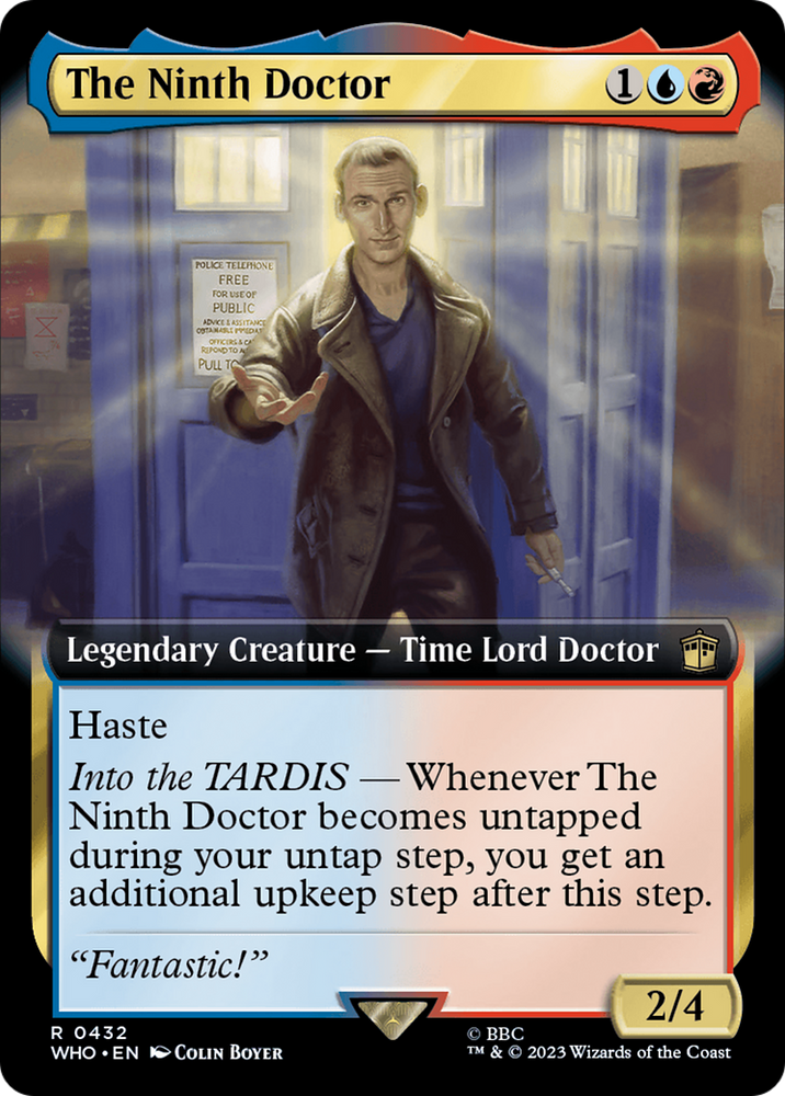 The Ninth Doctor (Extended Art) (WHO-432) - Doctor Who: (Extended Art)