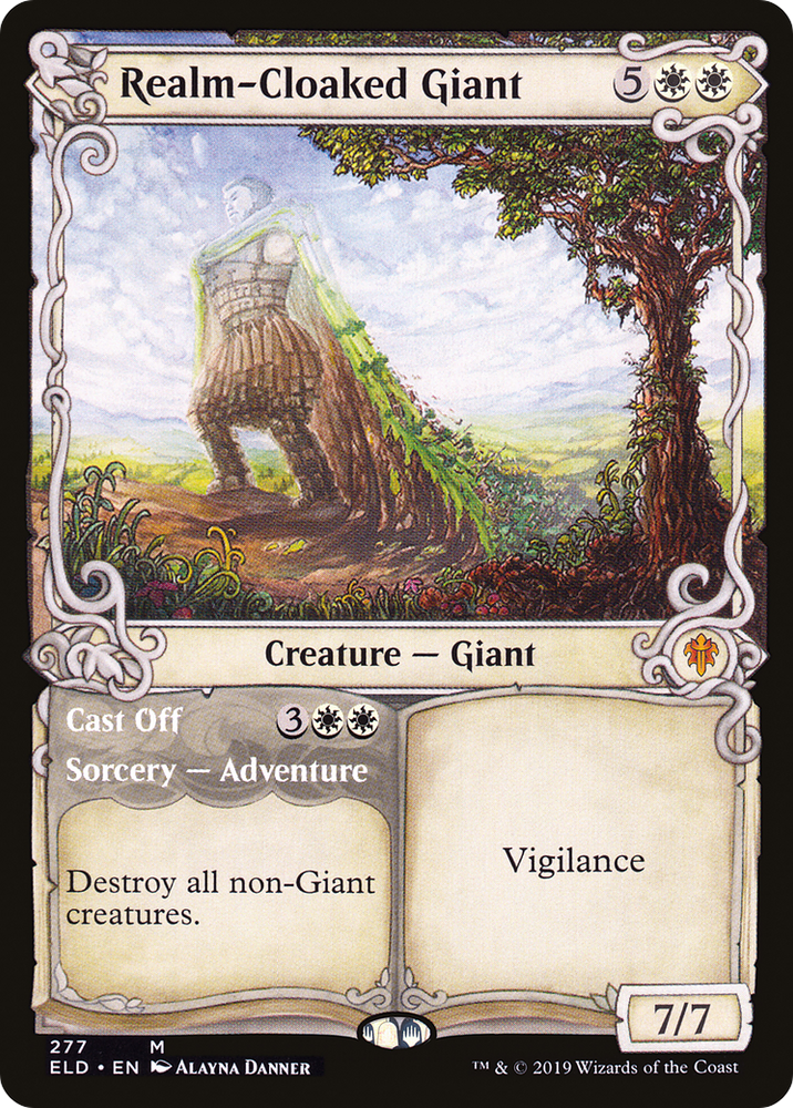 Realm-Cloaked Giant (Showcase) (ELD-277) - Throne of Eldraine: (Showcase)