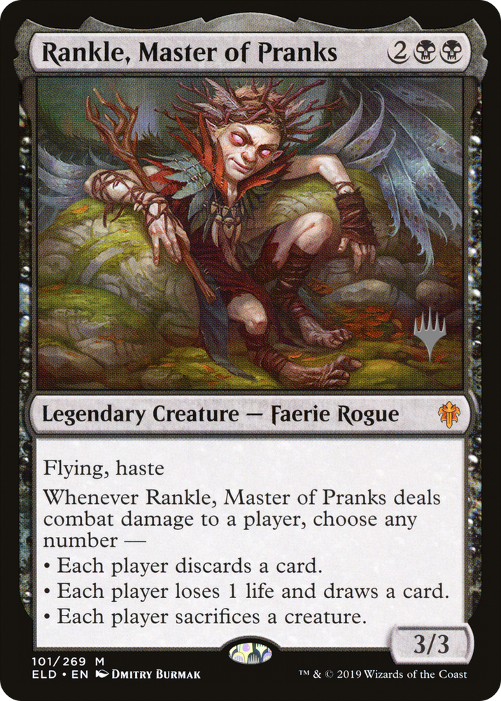 Rankle, Master of Pranks (PPELD-101P) - Throne of Eldraine Promos Foil