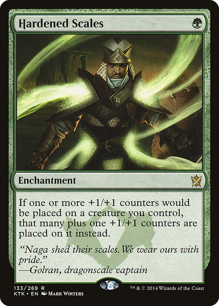 Hardened Scales (KTK-133) - Khans of Tarkir Foil
