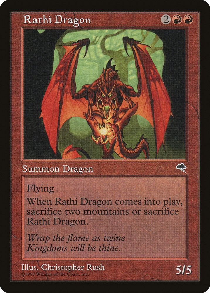 Rathi Dragon (TMP-196) - Tempest