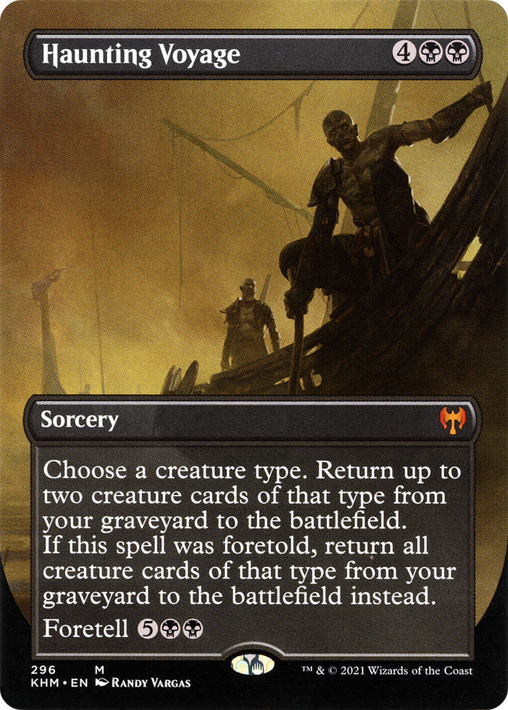 Haunting Voyage (Borderless) (KHM-296) - Kaldheim (Borderless)
