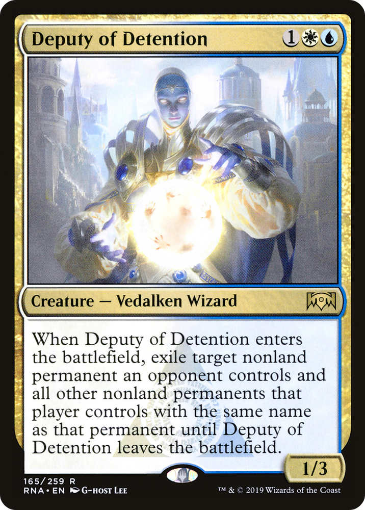 Deputy of Detention (RNA-165) - Ravnica Allegiance Foil