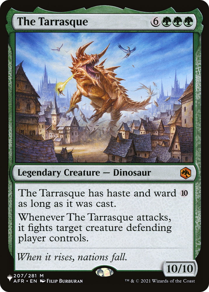 The Tarrasque (LIST-AFR-207) - The List