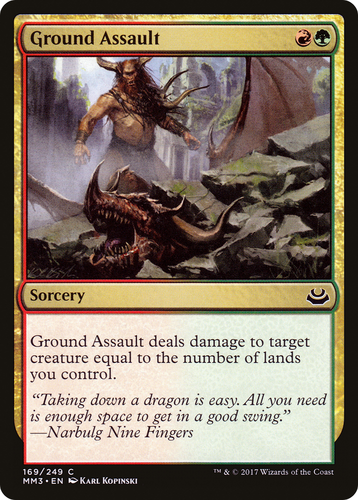 Ground Assault (MM3-169) - Modern Masters 2017