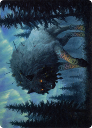 Sarulf, Realm Eater // Sarulf, Realm Eater (AKHM-065) - Kaldheim Art Series (Borderless) Foil