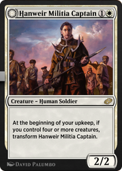 Hanweir Militia Captain // Westvale Cult Leader (J21-090) - Jumpstart: Historic Horizons: (Double Faced Transform)
