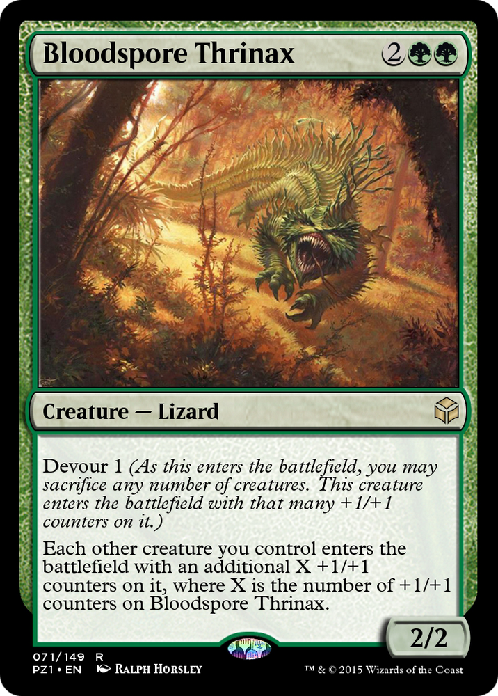 Bloodspore Thrinax (PZ1-071) - Legendary Cube Prize Pack