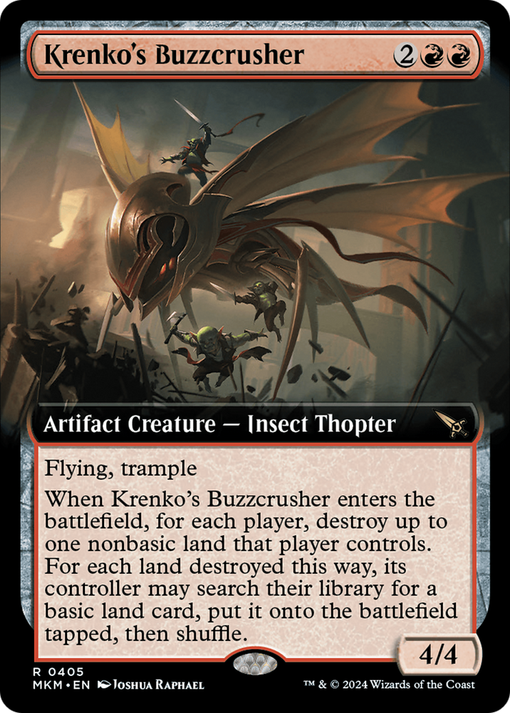 Krenko's Buzzcrusher (Extended Art) (MKM-405) - Murders at Karlov Manor: (Extended Art)