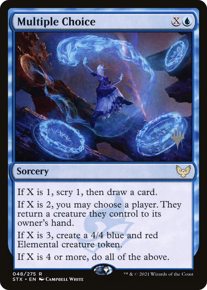 Multiple Choice (PPSTX-048) - Strixhaven: School of Mages Promos Foil