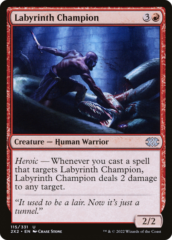 Labyrinth Champion (2X2-115) - Double Masters 2022 Foil