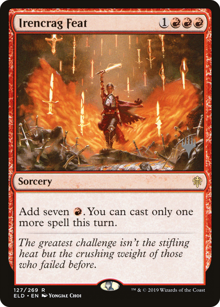 Irencrag Feat (PPELD-127) - Throne of Eldraine Promos Foil