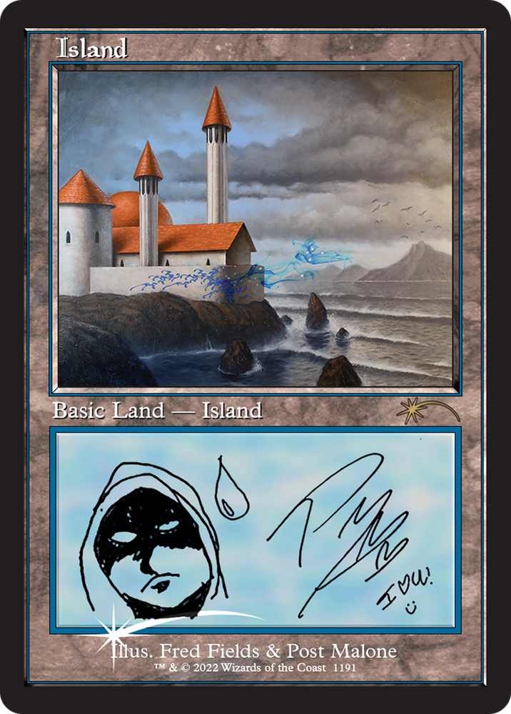 Island (Post Malone) (SLD-1191) - Secret Lair Drop Foil