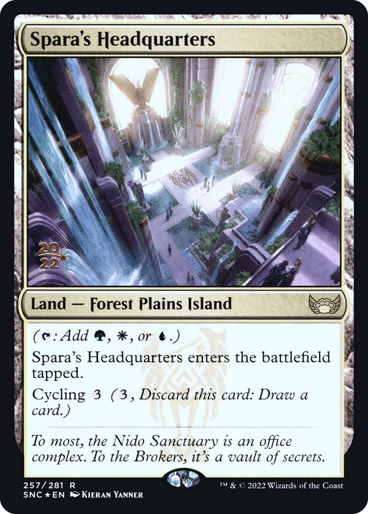Spara's Headquarters (PRE-257S) - Streets of New Capenna Promos Foil