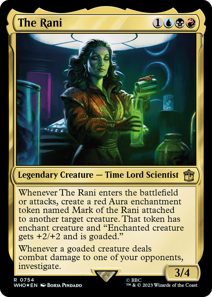 The Rani (Surge Foil) (WHO-754) - Doctor Who Foil