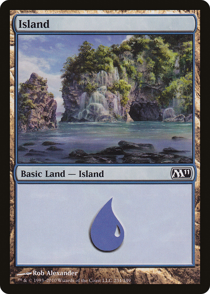 Island (234) (M11-234) - Magic 2011 Foil