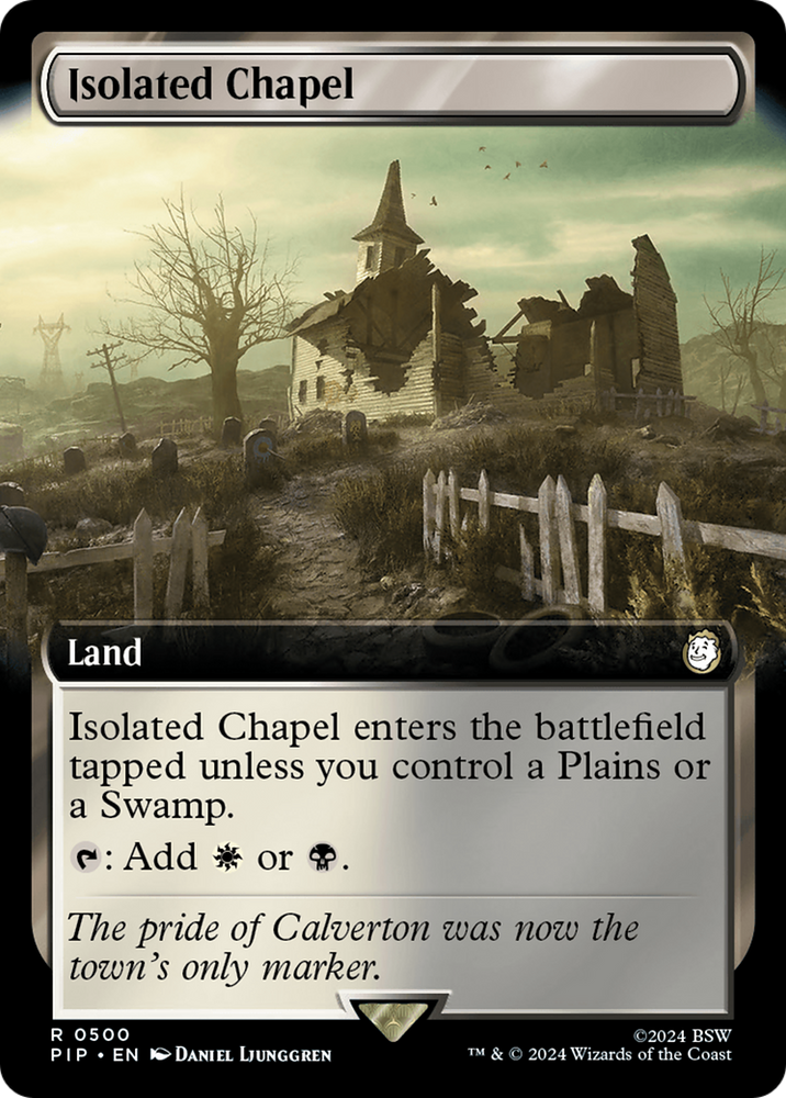 Isolated Chapel (Extended Art) (PIP-500) - Fallout: (Extended Art) Foil
