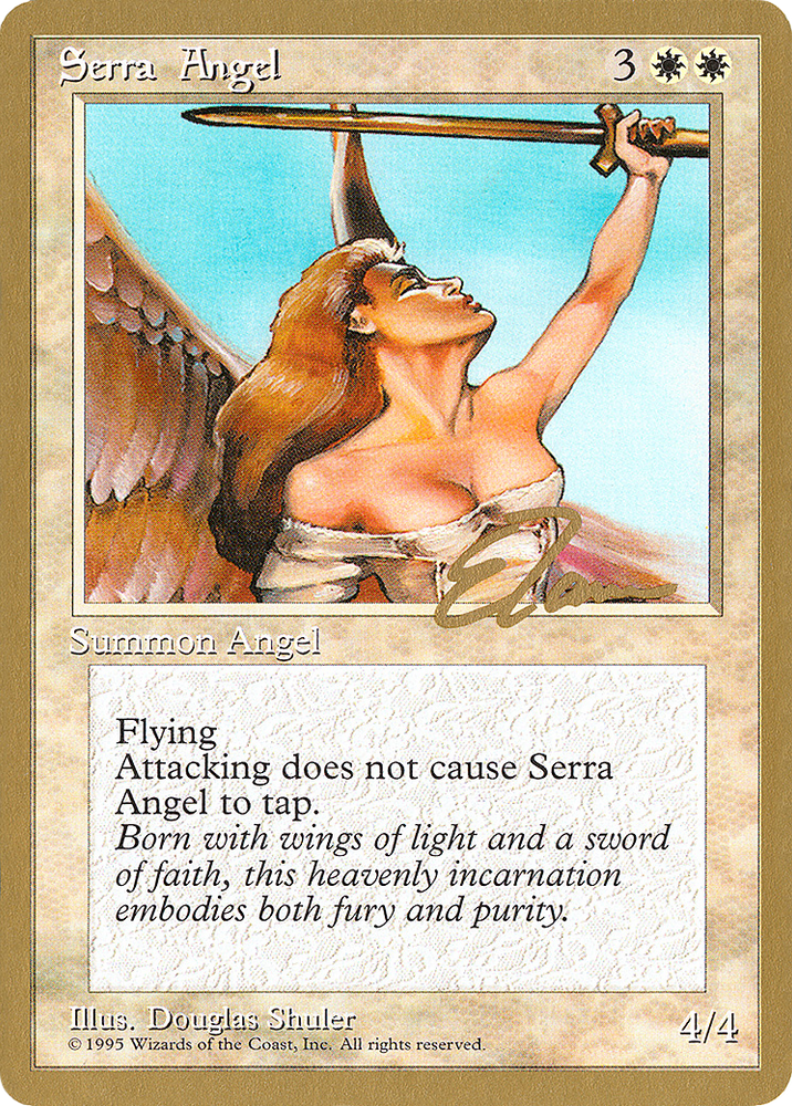 Serra Angel - 1996 Eric Tam (4ED) (WCD-ET50) - Pro Tour Collector Set