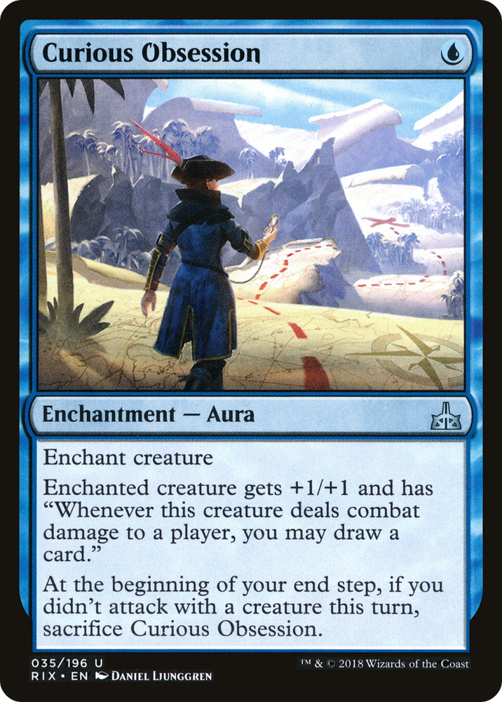 Curious Obsession (RIX-035) - Rivals of Ixalan Foil