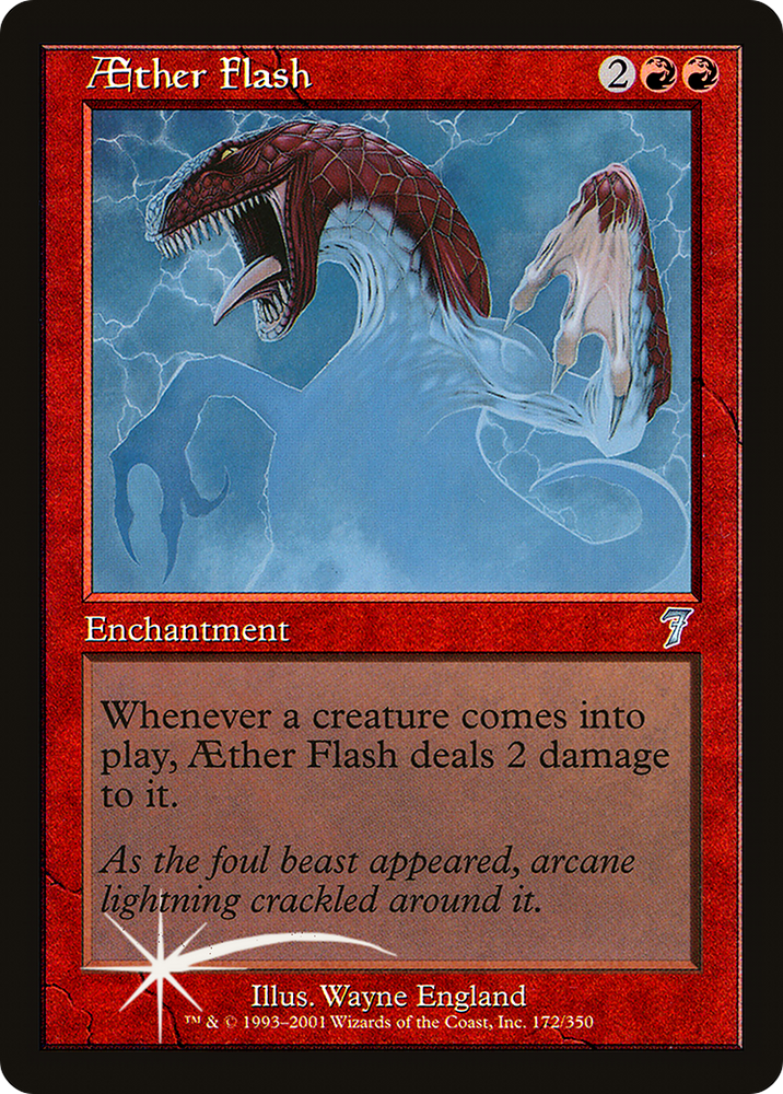 Aether Flash (7ED-172★) - Seventh Edition Foil