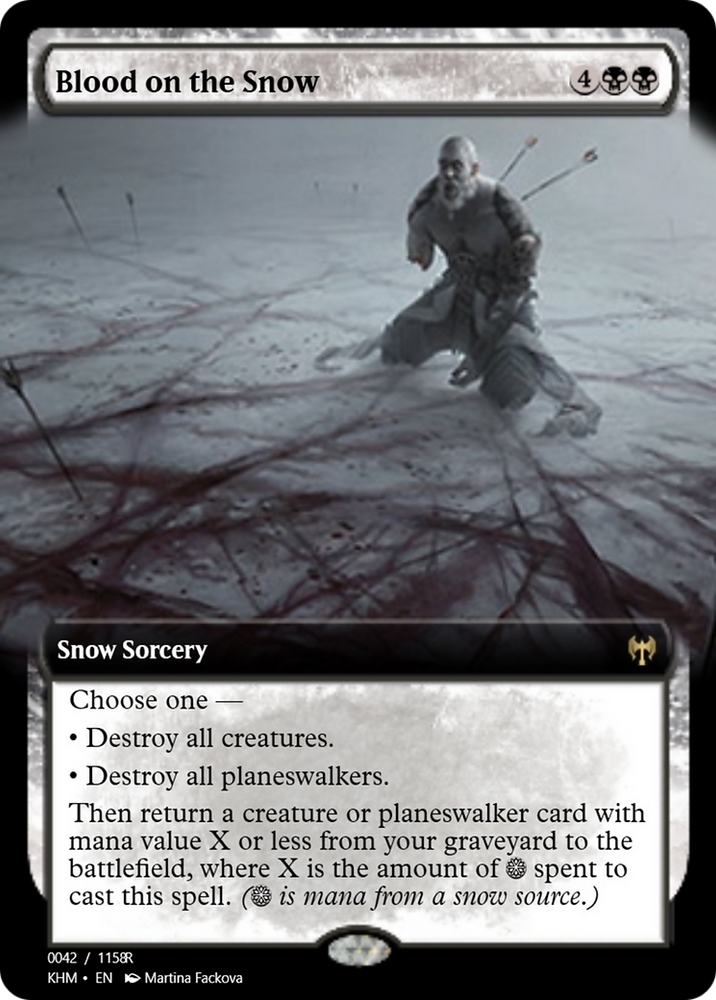 Blood on the Snow (PRM-88284) - Magic Online Promos: (snow) Foil