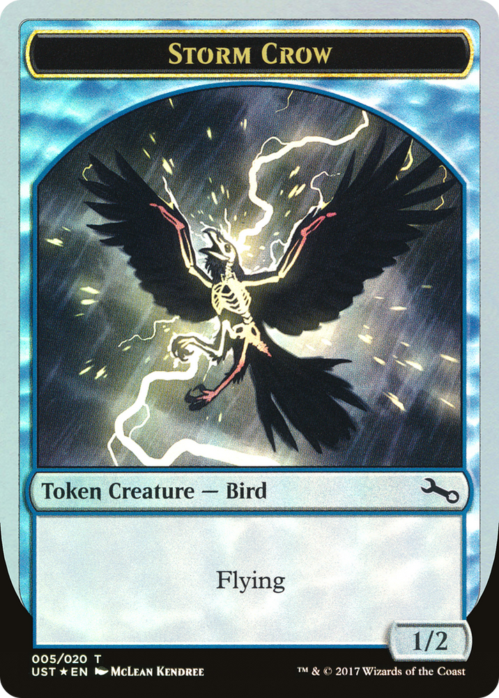 Storm Crow Token (UST-005) - Unstable Tokens Foil