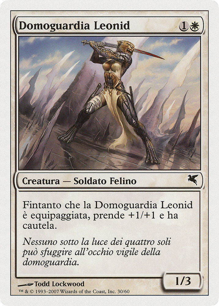 Leonin Den-Guard (Italian) - "Domoguardia Leonid" (L30) (PSAL-L30) - Salvat 2005