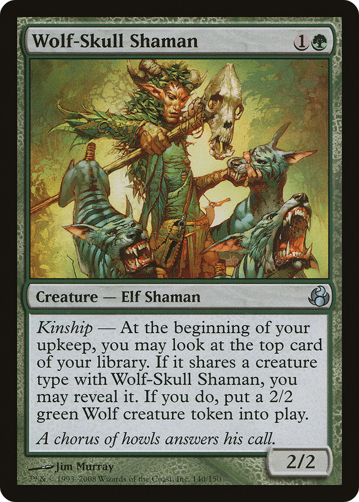 Wolf-Skull Shaman (MOR-140) - Morningtide