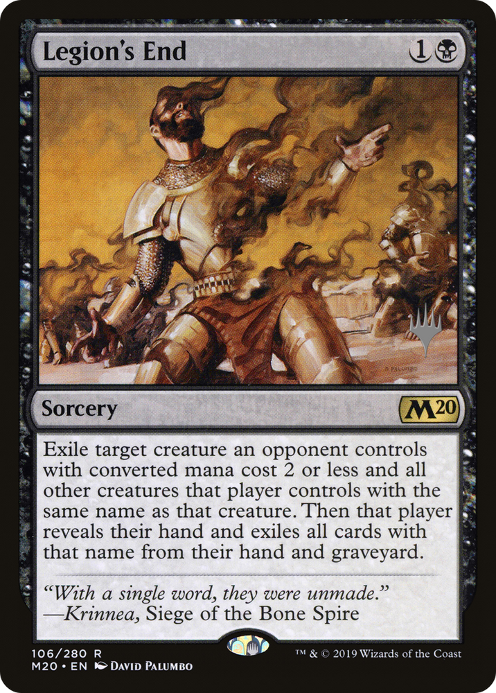 Legion's End (PPM20-106) - Core Set 2020 Promos Foil
