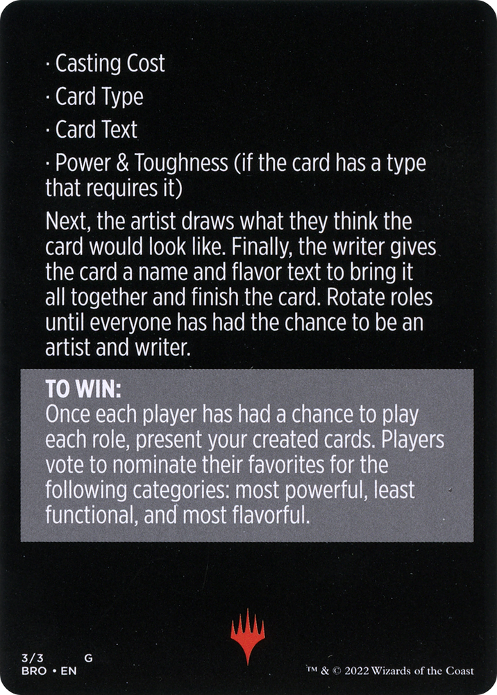 Look at Us, We're R&D // Look at Us, We're R&D (cont'd) (MBRO-003) - The Brothers' War Minigames Foil