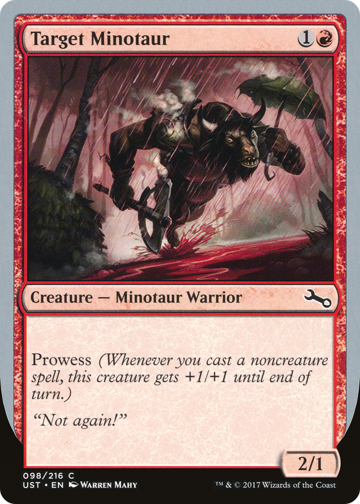Target Minotaur (B) (UST-98B) - Unstable Foil