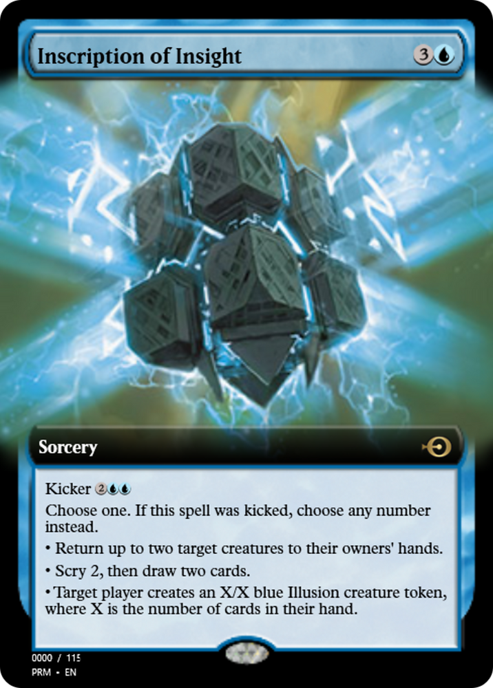 Inscription of Insight (PRM-83802) - Magic Online Promos Foil
