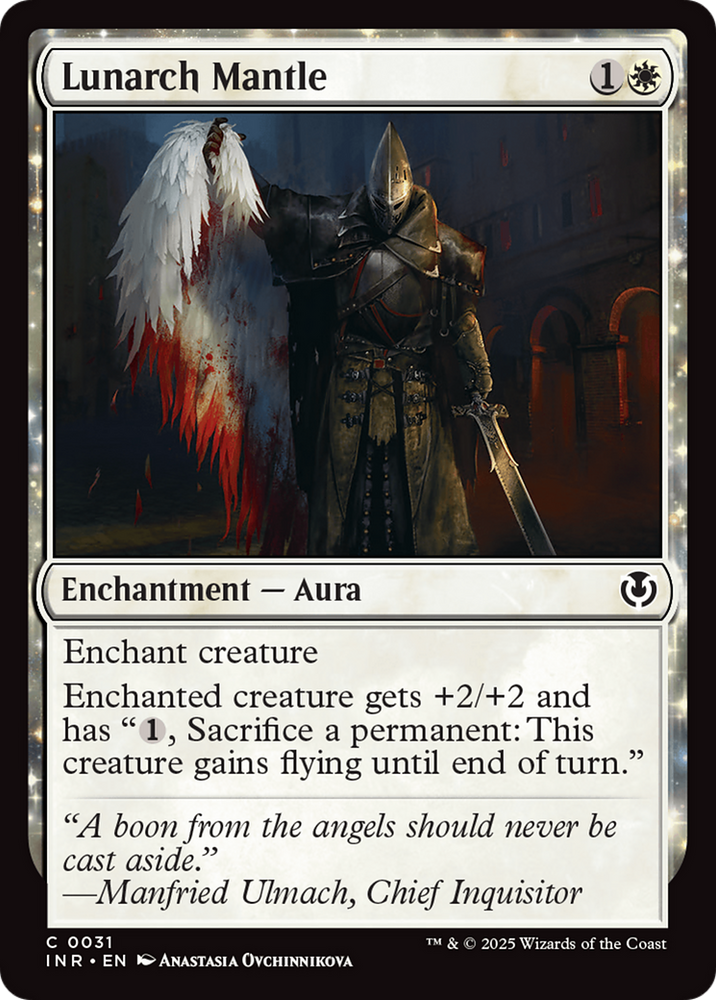 Lunarch Mantle (INR-031) - Innistrad Remastered: (enchantment)