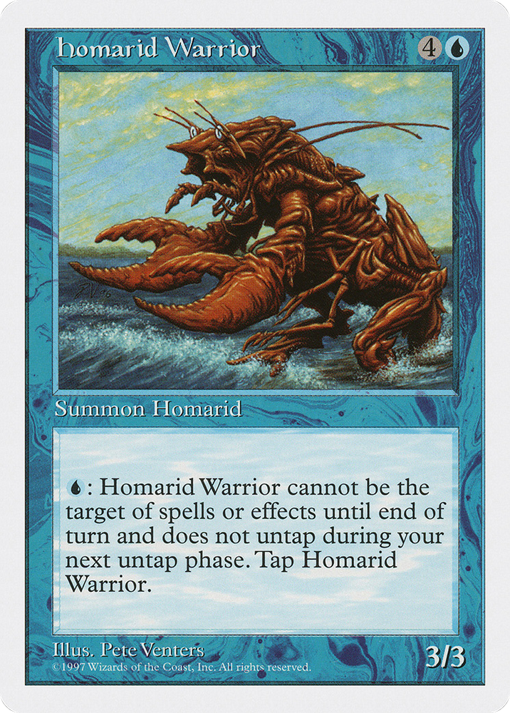 Homarid Warrior (5ED-092) - Fifth Edition