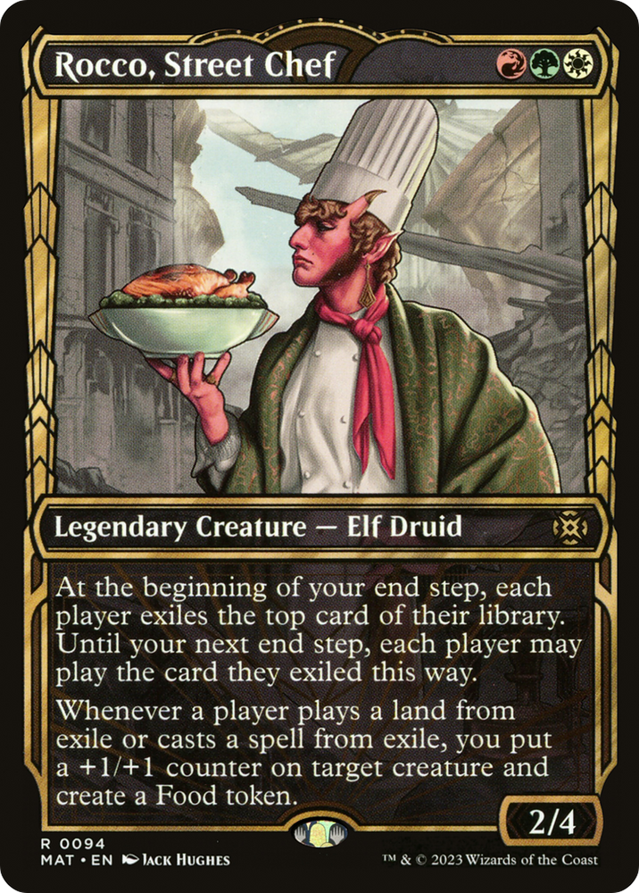 Rocco, Street Chef (Showcase) (MAT-094) - March of the Machine: The Aftermath: (Showcase) Foil