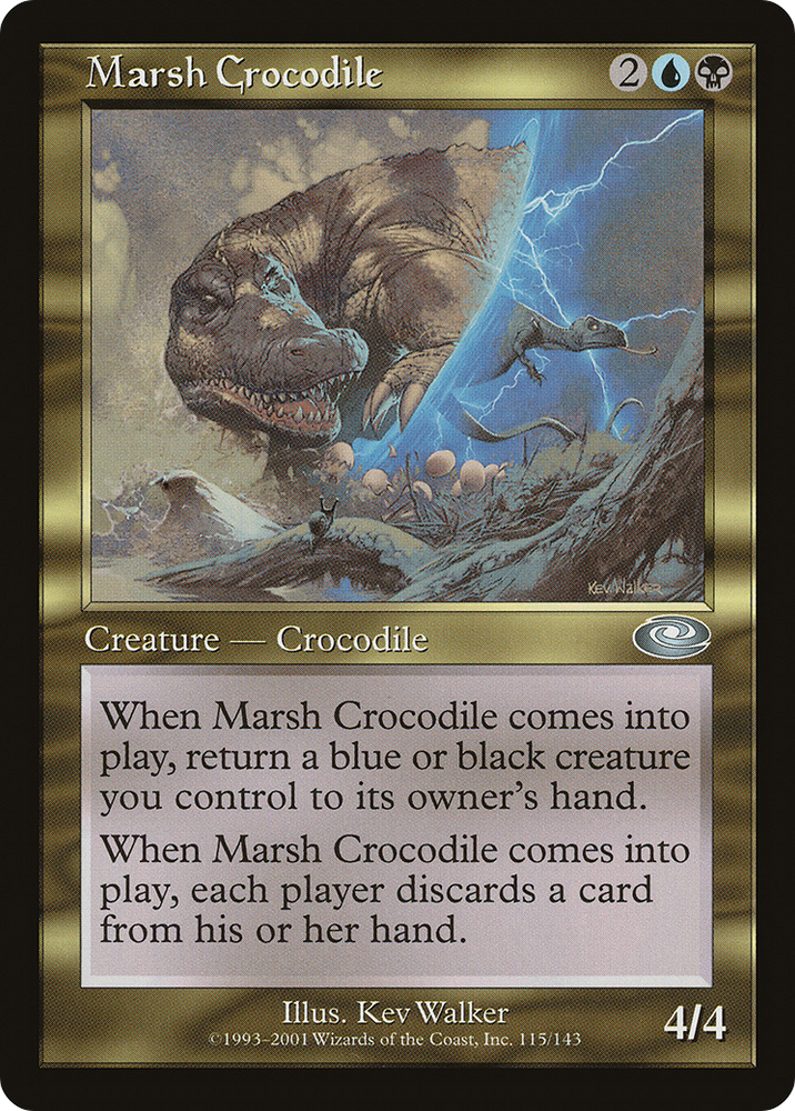 Marsh Crocodile (PLS-115) - Planeshift