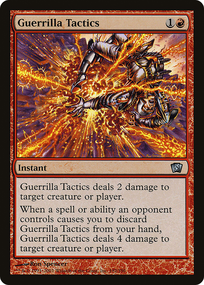 Guerrilla Tactics (8ED-192★) - Eighth Edition Foil