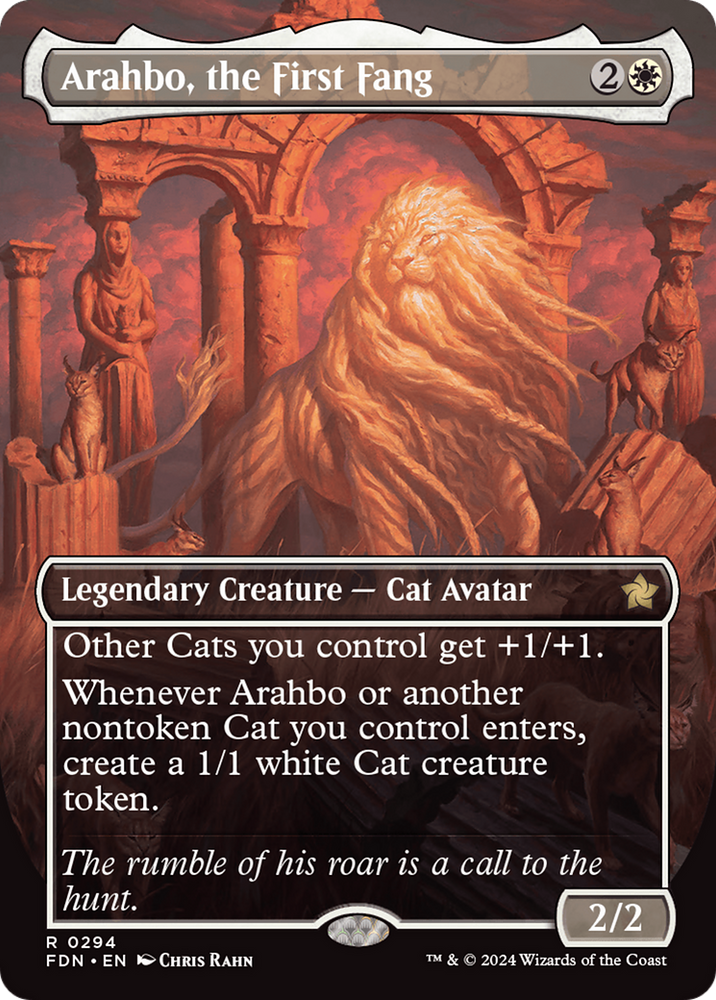 Arahbo, the First Fang (FDN-294) - Foundations (Borderless)