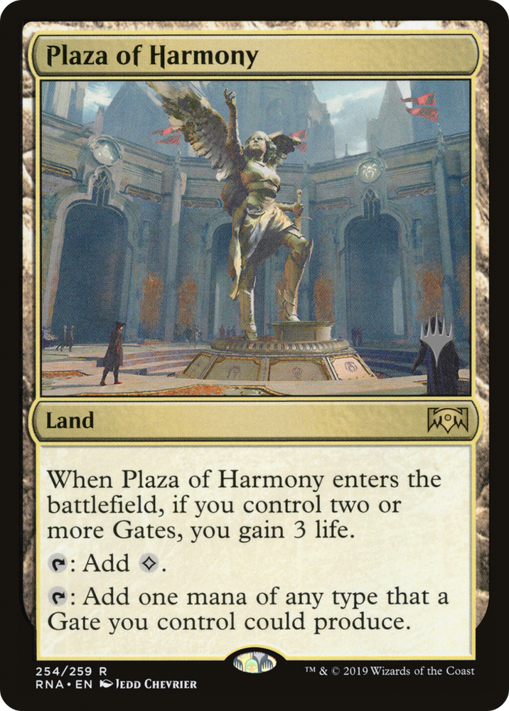 Plaza of Harmony (PPELD-254P) - Ravnica Allegiance Promos