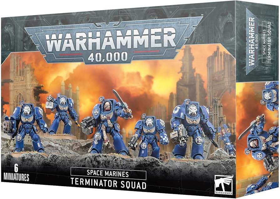 Warhammer 40,000 - Space Marines: Terminator Squad (2024 Edition), Blue