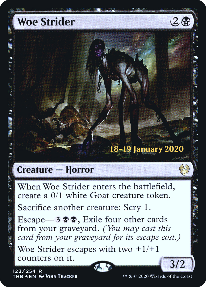 Woe Strider (PRE-123) - Theros Beyond Death Promos Foil