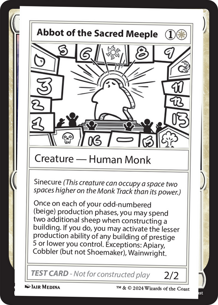 Abbot of the Sacred Meeple (MB2PC-) - Mystery Booster 2