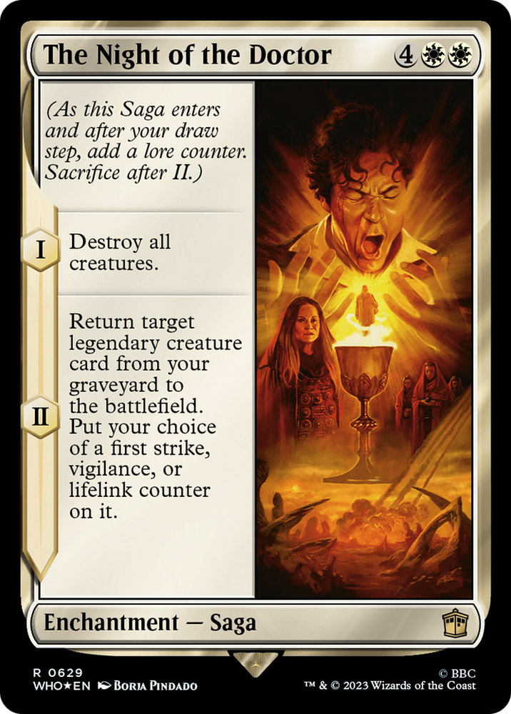 The Night of the Doctor (Surge Foil) (WHO-629) - Doctor Who Foil